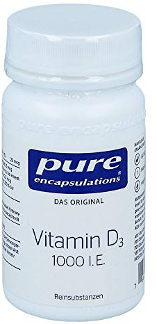 Pure Vitamin D3 1000 I.E. 60 Kapseln