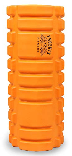 Phoenix Fitness EVA Foam Roller for Deep Tissue Massage Targeting Trigger Points | Muscle Roller for Therapy, Pain Relief for Your Gym Cool Down Post Workout | Sensory Processing Stimulation Autism
