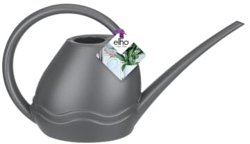 Elho Aquarius Arrosoir 45 - Arrosoir pour Intérieur, Culture & Récolte - Ø 44.8 x H 25.3 cm - Noir/Anthracite