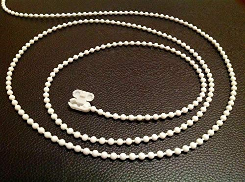 EveryHome 3 Metre Vertical Tilt Chain - 2mm Cord including Connector