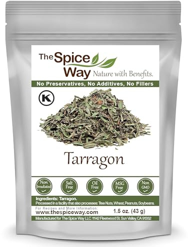 The Spice Way Tarragon Leaves - (1.5 oz) dried herb good for French cooking sauce