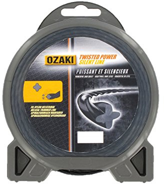 OZAKI - Fil Nylon Hélicoïdal TWISTED POWER SILENT LINE - Ø 3,3mm - L 23m - Fil aérodynamique - Réduit Le Bruit & Les Vibrations