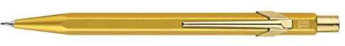 Caran d'Ache 844 Druckbleistift, 0,7 mm, Goldbarren in Slimpack-Etui, 7630002349338, Einheitsgröße, 1 Stück (1er Pack)