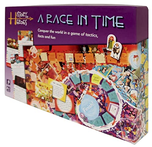 History Heroes: A Race In Time - Historisches Gesellschaftsspiel für Kinder, Erwachsene, Spieleabend - Familienfeierspiel über die Geschichte - lustiges und lehrreiches Gesprächsspiel
