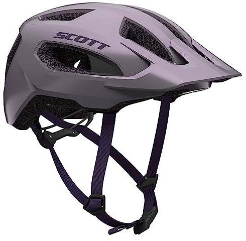 Scott Supra Fahrrad Helm Gr.54-61cm Silver lila 2025