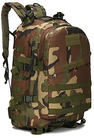 Sac à Dos Camouflage Multifonction - Grande Capacité, Militaire Tactique, Étanche - Pour Hommes, Sport de Plein Air, Randonnée, Camping, Alpinisme, Escalade