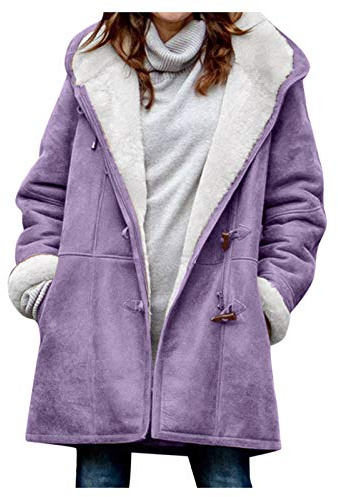 Cocila Giacche in Hem Womens Loose Linen T-shirt SizeTanic Camicetta Cappotto irregolare Plus Cappotto da donna casual Giacche Da Camera Pile Giacca Blu Cerimonia Donna