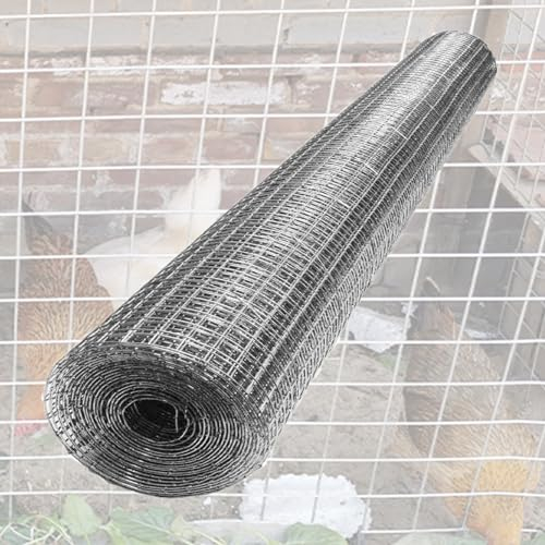 Yqyc Drahtzaun, 18 M, 1,4 mm Drahtdurchmesser, Drahtgeflecht Platten für Nagetiere, Feuerverzinktes Drahtgeflecht, Drahtmetallgeflecht, Rolle für Hühner, Kaninchen, Gemüseschutz (Size : 1.5mx18m)