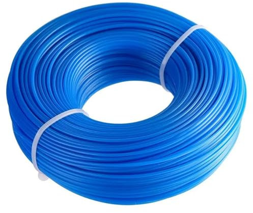 ZGXNYI Linea di Ricambio per Tosaerba Filo di Ricambio for decespugliatore da 1,6 mm x 100 m for decespugliatore da Giardino Decespugliatore Elettrico Cavo in Nylon Filo per Tagliabordi