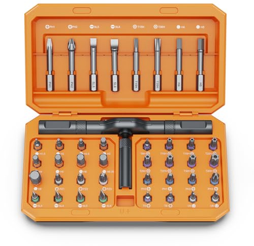 Bomivoi - 42 in 1 Magnetic Screwdriver Set, Ratchet Screwdriver Set, Multi Bit Magnetic Screwdriver Set with Detachable Ratchet Handle, Screwdriver Kit
