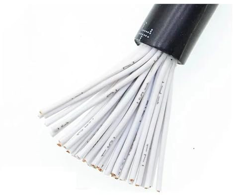 Matériel de communication Câble de commande multicœur à 24 cœurs RVV24/22/20/18/17 AWG, 1 mètre, conducteur de fil de cuivre, câble électrique, fil à gaine souple noir Fils et câbles(24 cores 26 AWG)