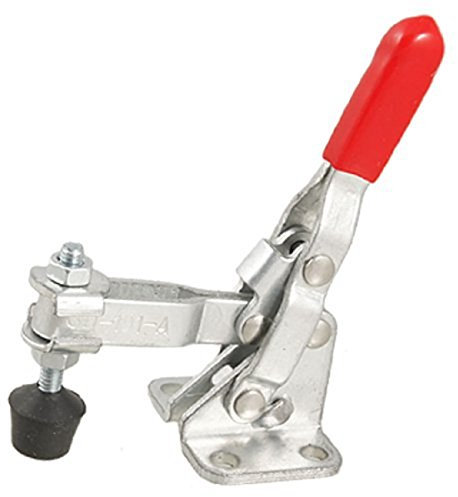 Qerwsdty 101A 50Kg 110 Lbs Holding Capacity Red Straight Handle Vertical Toggle Clamp