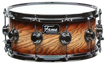 Fame Fortress Snare 14x6,5 Brown Burst - Snare Drum