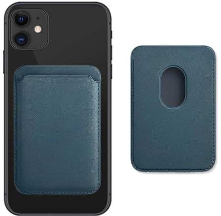 JEYORZY 1 Pcs Cartera Tarjetero Magnético para Magsafe Wallet Compatible con iPhone 15/14/13/12 Pro/MAX/Plus/Mini, Funda para Tarjetas de Crédito RFID,Soportes para Tarjetas de Teléfono Celular(verde)