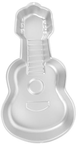 MOTHNUR Gitarren Backform Aus Langlebigem Aluminium Kuchenform Für Fondant Und Kindergeburtstage Leicht Zu Lösen