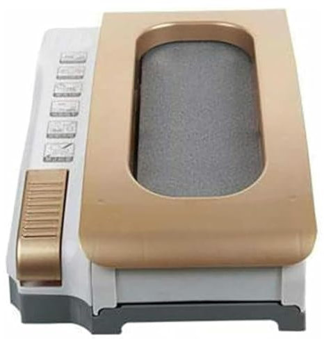 Generisch Schuhbürsten, automatischer wiederaufladbarer Schuhreiniger, geräuscharme, wasserlose Sohlenreinigungsmaschine for den Einsatz zu Hause, im Hotel und im Verkaufszentrum(Gold)