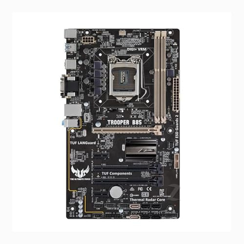 WLTDYZZLDN Scheda Madre Fit for ASUS Trooper B85 con chipset Intel Integrato, Realtek RTL8111GR LAN LGA 1150, Core i7 i5 i3 di settima Generazione Motherboard