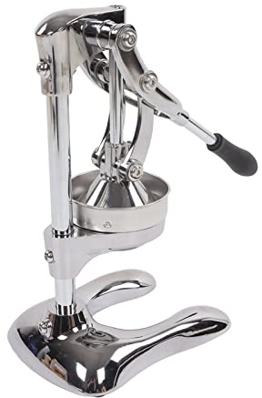 Haofy Manuell Citruspress Juicer, Rostfritt Stål Heavy Duty Handpressare för Citroner, Limefrukter, Apelsiner, Köksbarverktyg för Cocktails, Lemonad