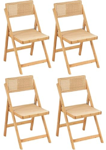 MidCentury moderna rotting hopfällbara stolar för bekväma utomhussittplatser idealiska för vardagsrum, matsal och uteplats, snygg och platsbesparande design