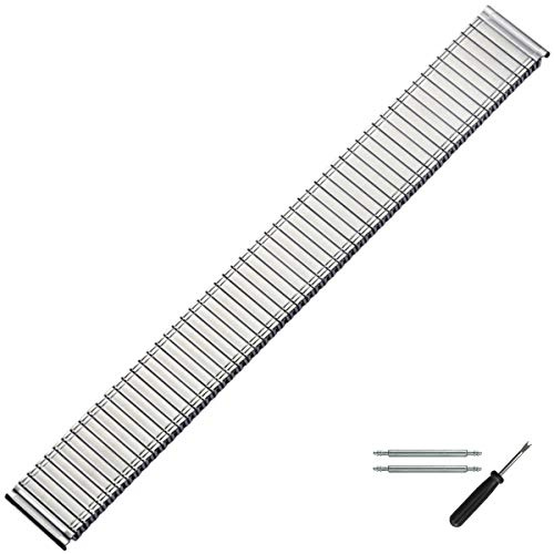 MARBURGER Uhrenarmband 18mm Edelstahl XL - Werkzeug Montage Set