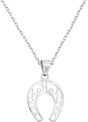 Sofia Milani - Damen Halskette 925 Silber - Hufeisen Pferd Anhänger - 50279