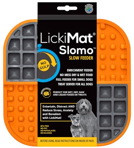 Lickimat Slomo langsamer Futterspender für Hunde, gegen Langeweile und Angstzustände
