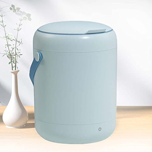 PanHuiWen Mini Lave Linge Pas Cher Machine a Laver Camping 2.8L Lave Linge Portable avec Essorage avec Fonction BactéRiostatique LumièRe Bleue,Blue