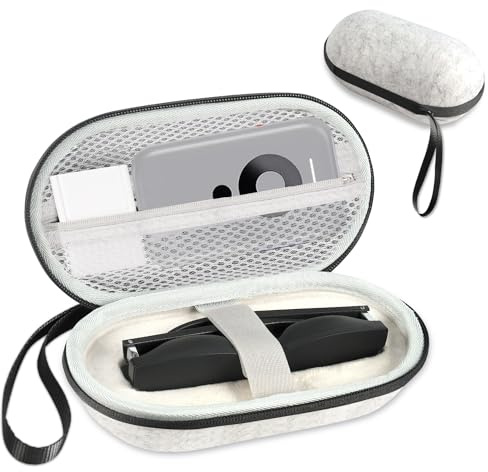 SARLAR Harte Tragetasche, kompatibel mit VITURE Pro/RayNeo Air 3s/XREAL One/Air 2 Pro XR/AR Brille und Zubehör, harte Smart-Brillenetui für Beam & TV-Box, geeignet für Reisen und Aufbewahrung