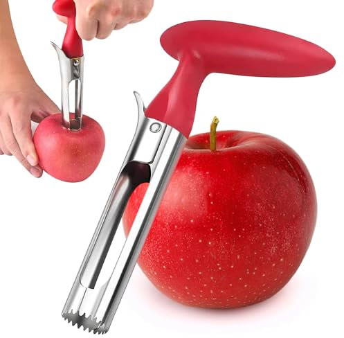 Levatorsolo per Mele,Scavatore di mela,Levatorsoli Mela in Acciaio Inox,Lama Seghettata in Acciaio Inossidabile,Per La Casa e La Cucina