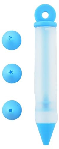 Silicone Food Writing Pen, Cake Desserts Decorating Pen DIY Baking Icing Piping Nozzle Tools Squeeze Cream Gun Decorative Baking Tools for Cake, Cookie,Cake Icing Tools