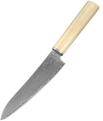 Cuchillo de chef de acero de Damasco VG10, cuchillo for cortar carne, pescado, frutas y verduras, cuchillo de carnicero, cuchillo de cocina(Chef Knife)