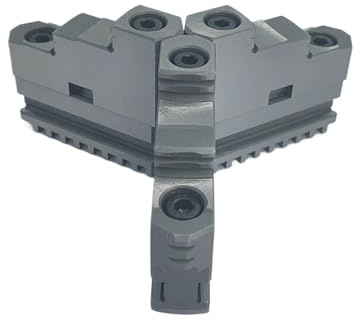 DAISHUJIE Drehfutter Drehfutter-Spannzange, manuell, selbstzentrierend, K11-200C/250C, 3-Backen-Spannfutter, Werkzeugmaschinen-Spannfutter, Separate Backe, bewegliche Backe (3 Teile/Satz)(K11-200C)