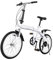 Kazafa 20 Zoll Klappfahrrad 6-Gang Erwachsenen Faltbares Fahrrad Tragfähigkeit 90KG City Bike für Outdoor-Aktivitäten Weiß Camping City Fahrrad