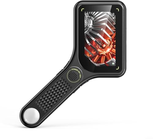 500X Digital Mikroskop Mit 3 Zoll IPS Bildschirm 8 LED Beleuchtung Wiederaufladbar Handmikroskop für Sammler Münzen Schmuck Inspektion