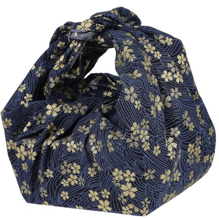 HOMOBABE Paño de Envoltura Japonés para Cajas y Loncheras Azul