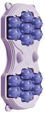 Rodillo de Masaje para Pies,para Pies con Rodillo Masajeador - Antideslizante Doble Para Relajación Uso En Trabajo Viajes Yoga Salón Dormitorio Exterior