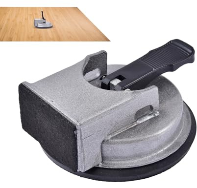 Laminate Flooring Tools - Heavy Duty Grabber with Suction Cup,Hardwood Textured Floor Repair Tool,for Wood Tile Baseboard Paver Construction Bathroom Kitchen Living Room Bedroom Hotels