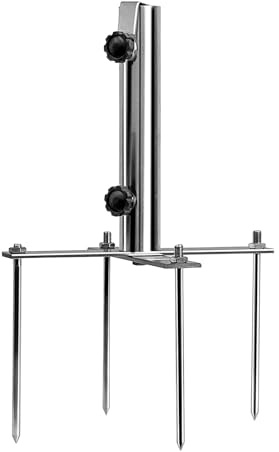 Générique Punzone per ombrelloni da spiaggia, in metallo regolabile e resistente al vento, stabilizzatore per ombrelloni solari con picchetto per esterni | per giardino piscina terrazza prato e uso