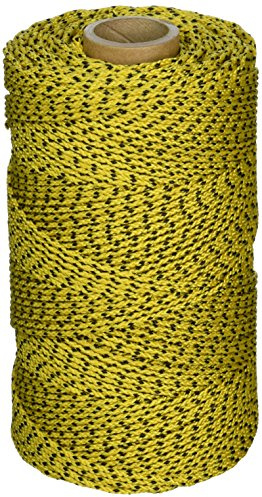 Kraft Tool RO685 Super Tough Bonded Braided Nylon Line Yellow & Black - 685'