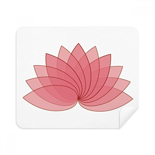 DIYthinker Pflanze, Blume, Lotus-Blumen-Illustration Telefon Bildschirmreiniger Gläser Reinigungstuch 2Pcs Suede Fabric