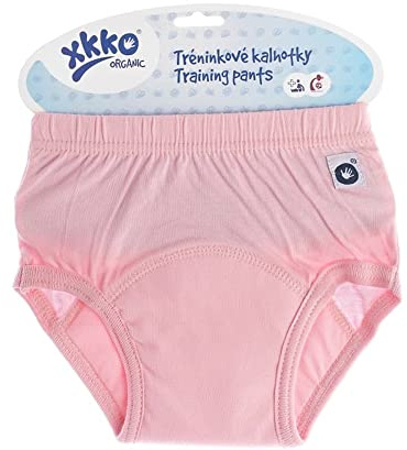 XKKO - Trainer (100% Bio-Baumwolle) - Trainingsunterhose - Rosa Größe Large (18+ kg)