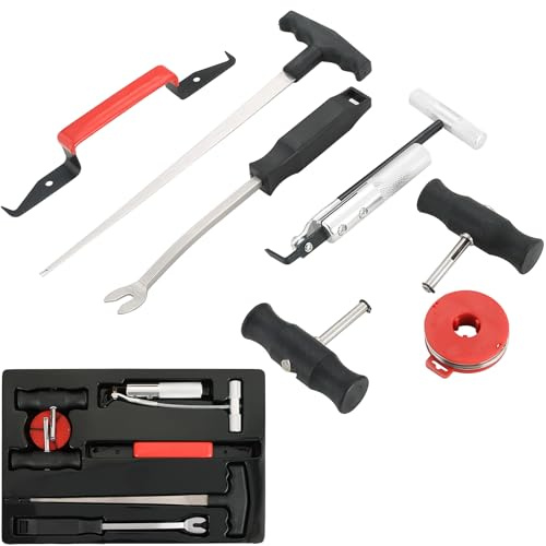 DASBET 7-Piece Windshield Removal Tool Kit for Classic Vintage Car, Windscreen Remover Set, Automotive Wind Glass Remover Hand Tool