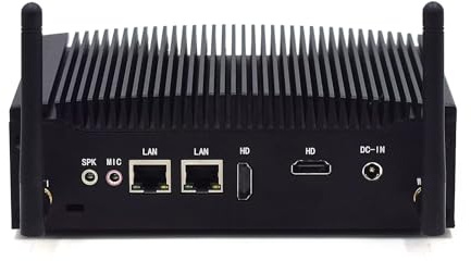 Tiny PC RS232 Industrial Desktop PC Windows 11 Pro Fläktlös Mini PC Industriell PC 8GB RAM DDR4 Core i5 7300U 512GB SSD Dual NIC 2HD Mini Industriell dator Dubbla skärmar WiFi BT Linux WOL PXE