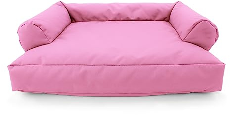 CATTOI Katzensofa (Rosa) - 50x40x15cm - Bett Katze Sofa Bettchen abwaschbar nachhaltig Katzenschlafplatz für Katzen oder kleine Hunde - Made in Germany - handgenäht in Berlin