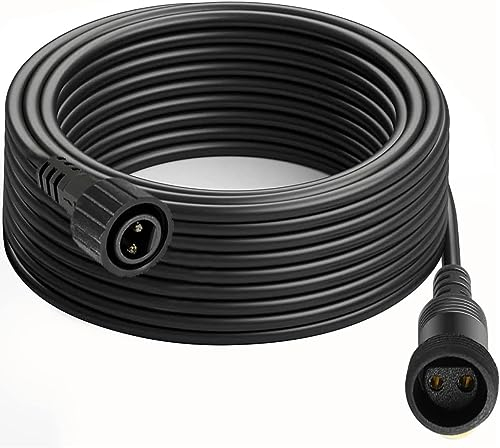 Joycome 10M/32.8Ft Lichterkette Verlängerung, Lichterketten Verlängerungskabel 2 Polig, IP65 Wasserdicht Verlängerungskabel Weihnachtsbeleuchtung für Kugellichter Gartenbeleuchtung Lichtervorhang