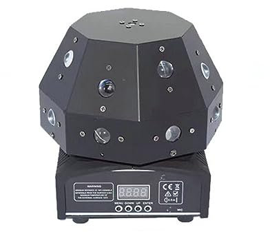 Lumières stroboscopiques Dj, Disco Night Maker, Couleur principale mobile de champignon de LED RGBW avec le contrôle de DMX for la fête de mariage de Disco Dj Pub Facile à installer, avec des couleurs