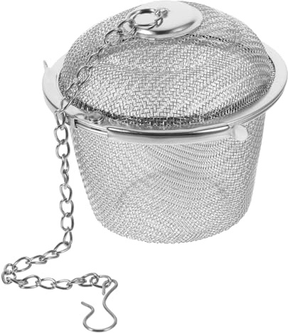 BESTonZON Stainless Steel Tea Filter Strainer Tea Infuser for Loose Leaf for Single Cup Brewing Material for and Soup Preparation