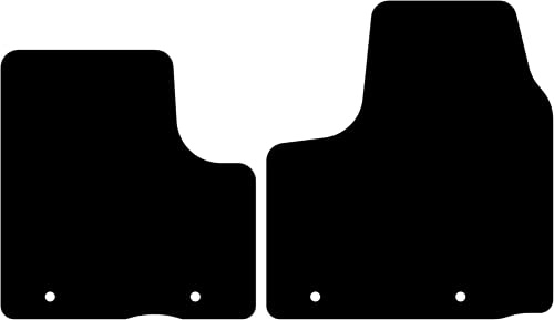 Kovvar Fußmatten passend für Renault Trafic 2019-2025 Passend zur Ausführung: 3 | Vorne | Qualität: Basic