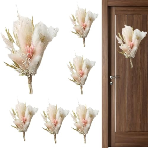 Bouquet da sposa - Bouquet di decorazioni di fiori secchi, decorazioni per la tavola di fiori secchi | Bouquet di decorazioni floreali naturali essiccate con fiori secchi, bouquet di fiori secchi