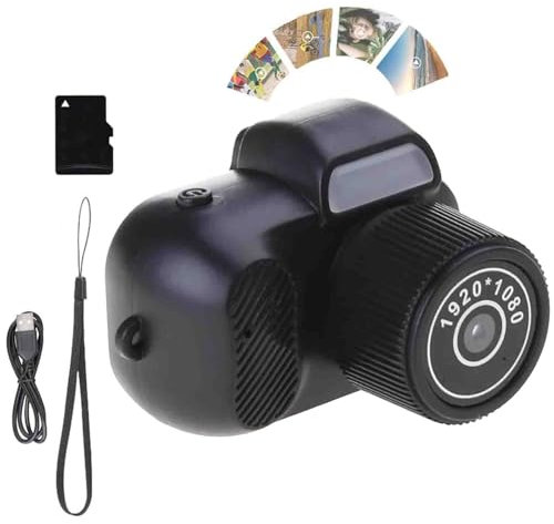 Tiny Nostalgia Cam,Mini Retro Camera,Mini Camera Keychain,Tiny Keychain Camera,Tiny Digital Camera Keychain,Tiny Camera Keychain, Compact 1080p Hd Retro Mini Camera,Keychain Mini Camera (128GB)